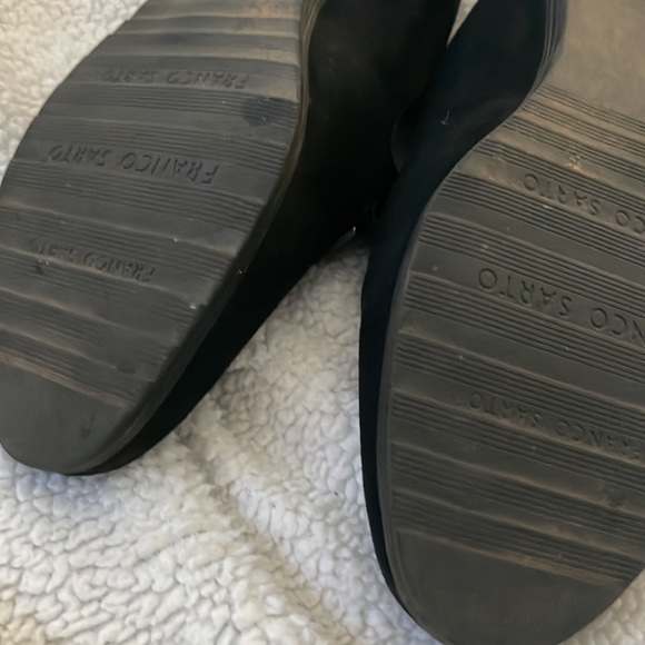 Franco Sarto Farrah Vegan Suede Chain Loafers - Picture 9 of 9